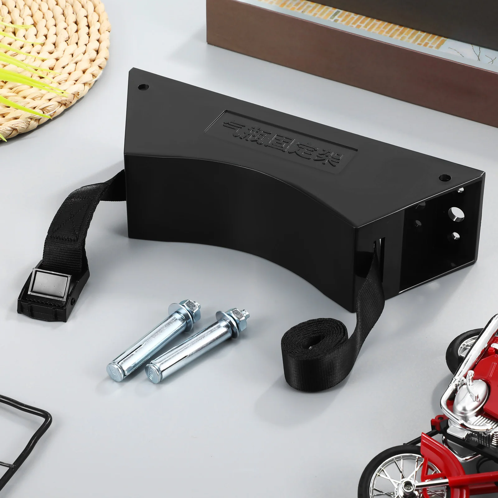 

Gas Bottle Holder Cylinder Tank Wall Mount Canister Hook Strap Hanging Fixed Rack Iron Expansion Bracket