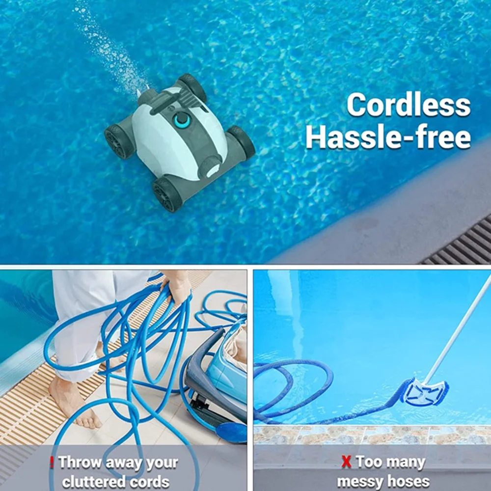 Swimming Pool Electric Vacuum Cleaner Intelligent Cleaning Robot Wireless Pool Cleaner