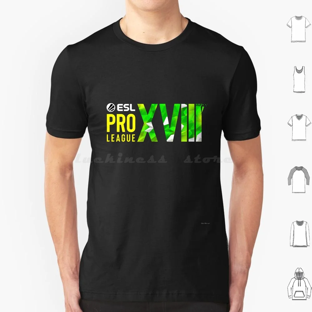 Esl Pro League Season 18 T Shirt Men Women Kids 6xl Csgo Counter Strike Steam League Tournament Valve Cs Cs Go Fps Game Gaben