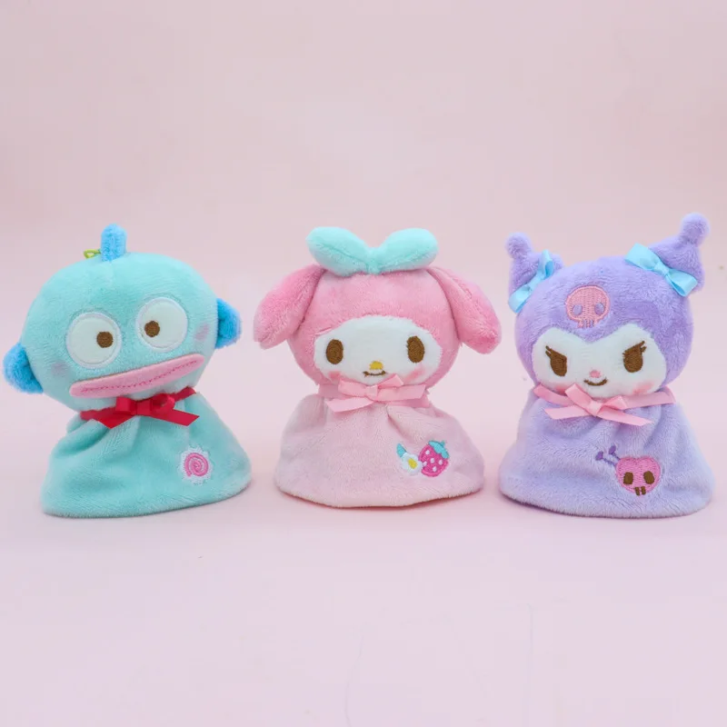 Kawaii Hello Kitty My Melody Plush Toy Cute Hangyodon Kulomi Plush Keychain Cartoon Schoolbag Pendant Anime Peripherals Gifts view 3