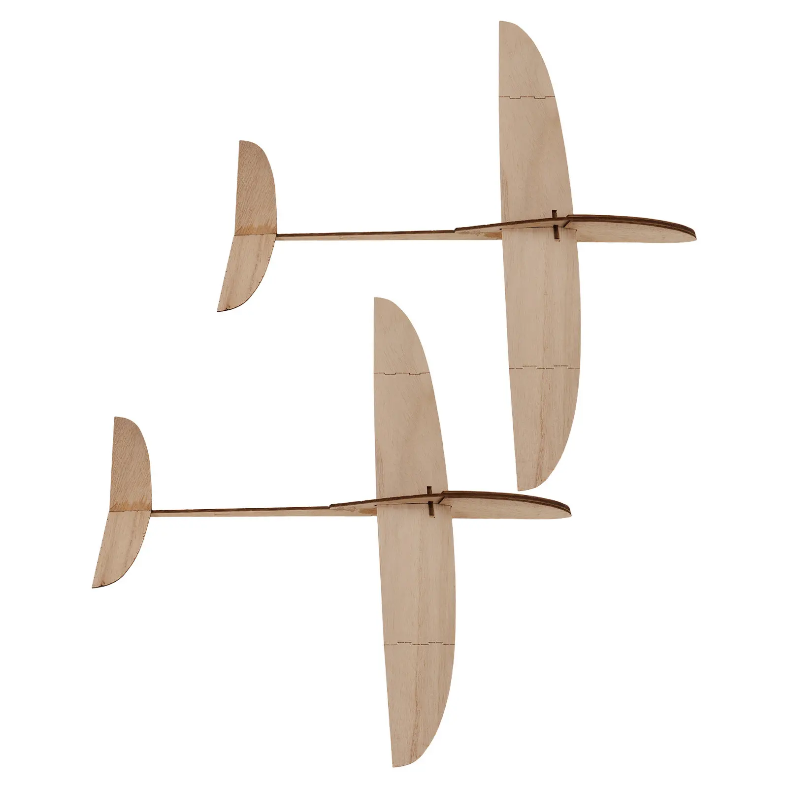 

2Pcs Wood Airplane Gliders DIY Unfinished Paintable Plane Craft Set for School Birthday Classroom Family Activities Flying