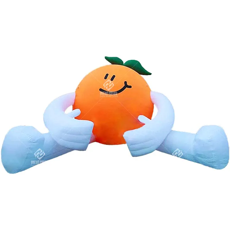 Customized Inflatable Oranges,Cute Orange Inflatable Model,Outdoor Activity Advertising Prop