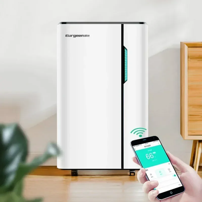 Anion purification dehumidifier home bedroom Silent automatic defrost basement clothes drying LED touch screen deshumidificador