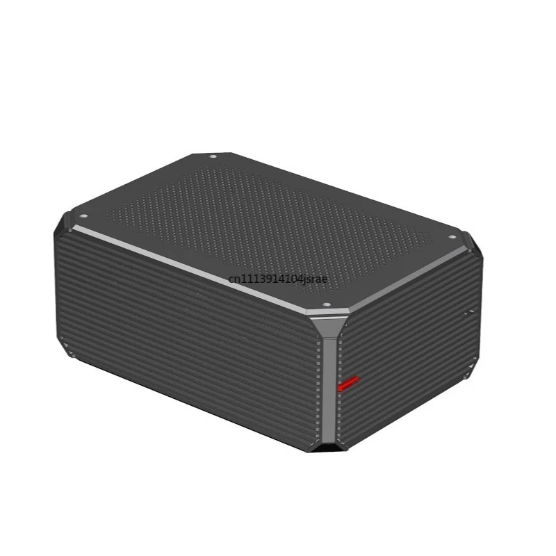 A4 ITX Mini Gaming PC Case, SFX Power Supply Compatible CNC Aluminum Alloy High-End Compact Desktop Chassis