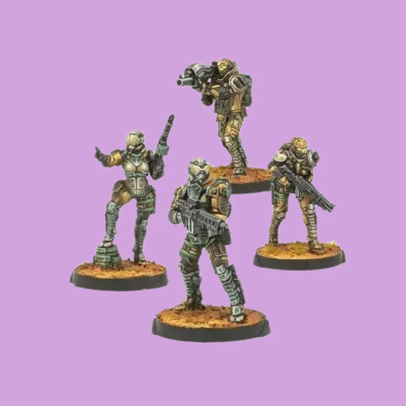 Resin Model Assembly Kit, GK, Rocket Squad Expansion Pack, Unpainted (including Base)