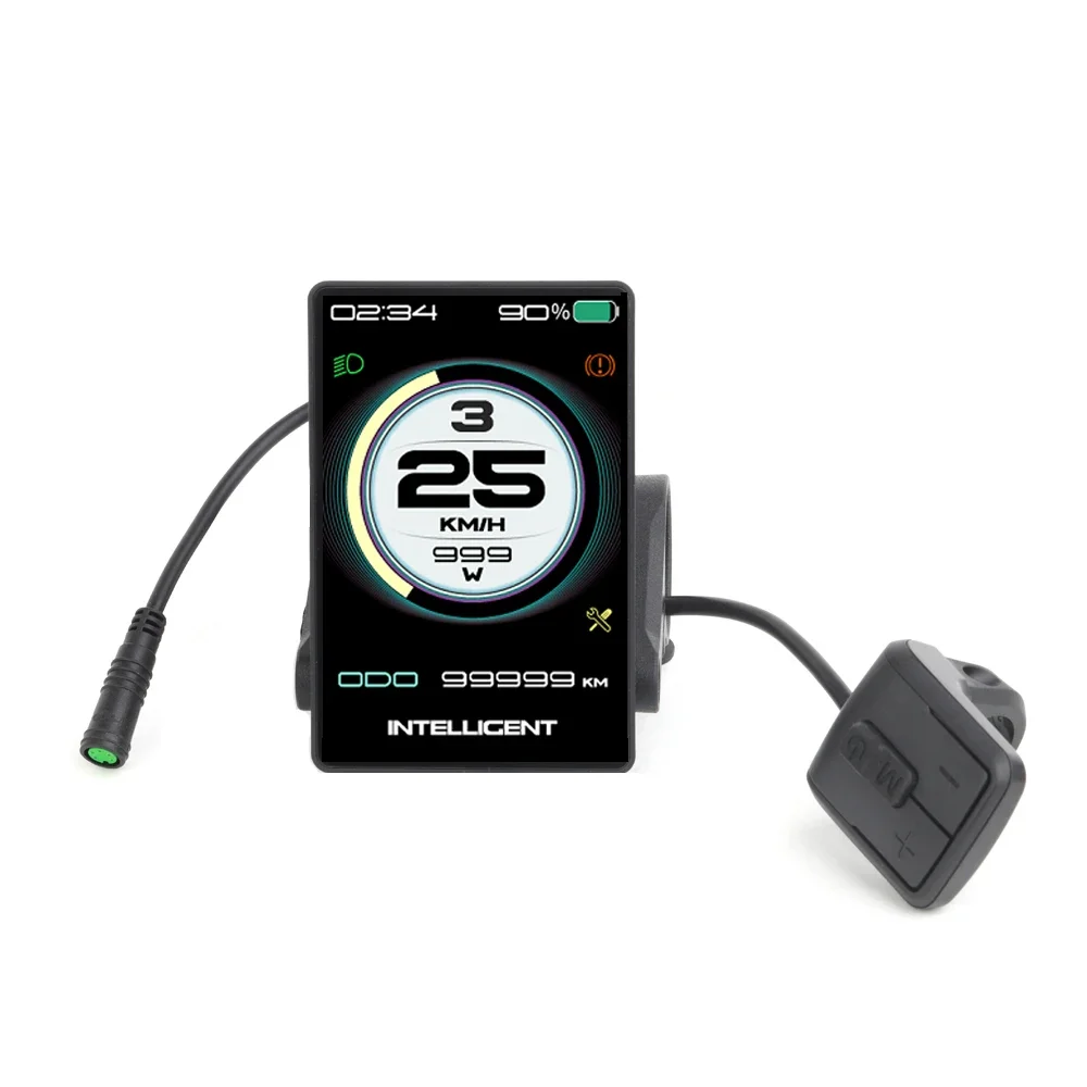 

Electric Bicycle P860C 860C Full Color LCD Display for Bafang Mid Hub M400 M500 M620 Motor CAN E-bike Indicator USB Ports CE