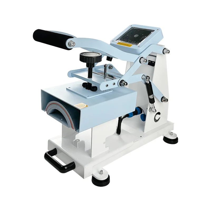 

Leg Guard Heat Press Machine magnetic semi-automatic circular volleyball printing machine 800W