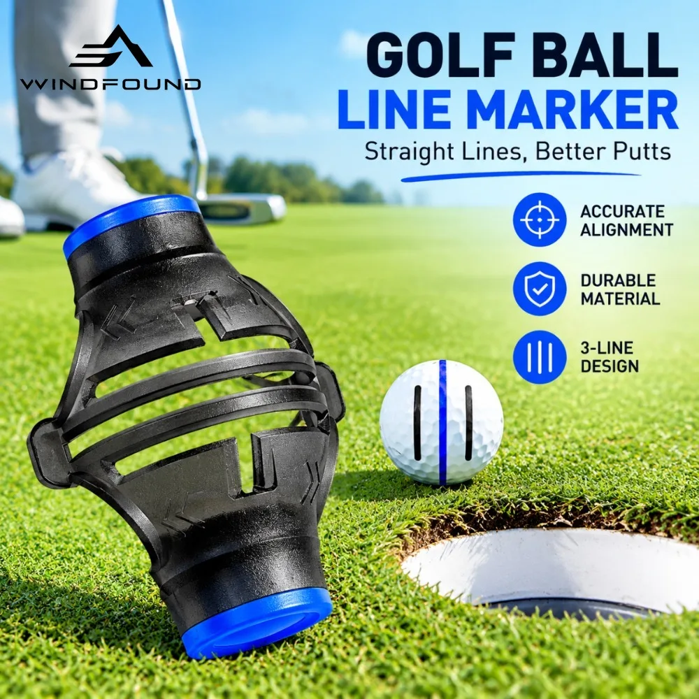 360 Degree Rotating Golf Ball Liner Marker Template Marker Pen Golf Putting Positioning Imporve Putt Accuracy Aids Golf Tools