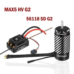 HobbyWing EzRun MAX5 HV G2 250A 6-12s regolatore di velocità impermeabile Brushless ESC 56118 SD G2 motore per 1:5 Buggy car