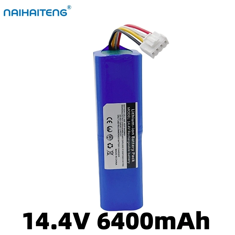 14.4V 14.8V 6400mAh 18650 4S2P Rechargeable Li-ion Battery Pack For Trifo MAX-P MAX-S Vacuum Cleaner Large Capacity Wholesale