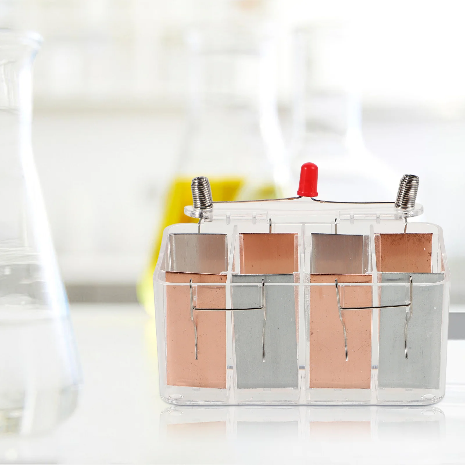 Kit de experimento científico, dispositivo de geração de energia de água salgada para crianças aprendendo ferramenta cognitiva de energia renovável