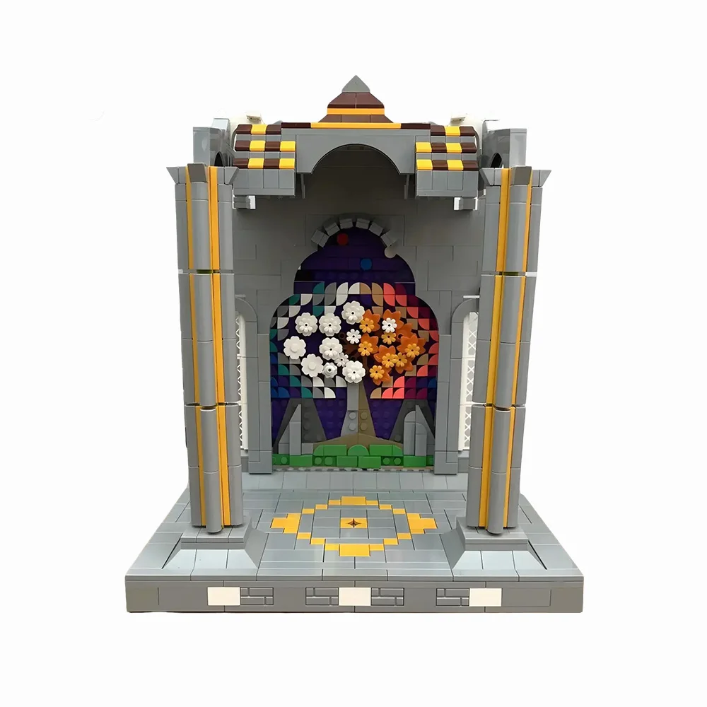 

Gobricks MOC-239557 Rings Movie First Age Building Blocks Mural to the Undying Lands Bricks Toys Gift