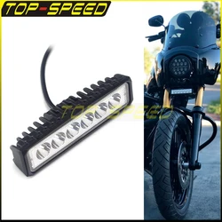 Universal Front Headlight Fairing LED Lights Head Lights Daytime Running Light DRL For Harley Softail Dyna Sportster XL FXD FXST
