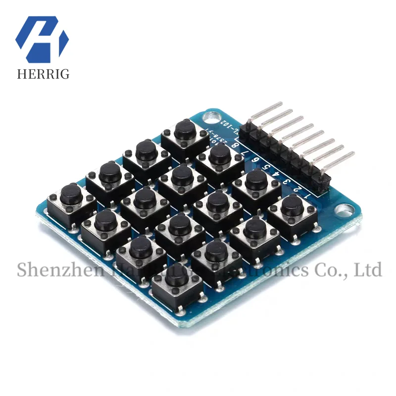 

Original genuine 4 * 4 matrix keyboard module, 16 key key switch, 51 microcontroller expansion
