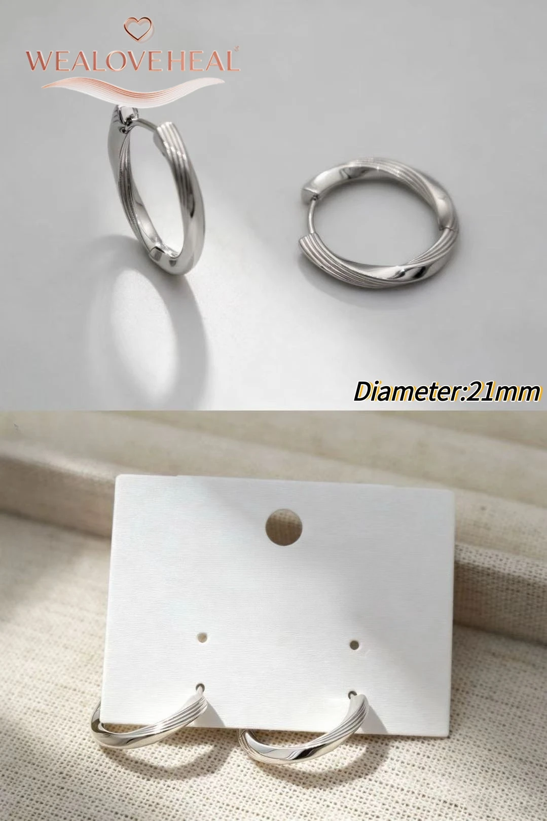 ohrringe damen, ohrringe, Rhodium-Plattierte Messing Geometrische Kleine Creolen für Damen 2026 Trendige Einfache Huggie Runde Ohrringe Geburtstags-Party Schmuck Geschenk – Detail 27