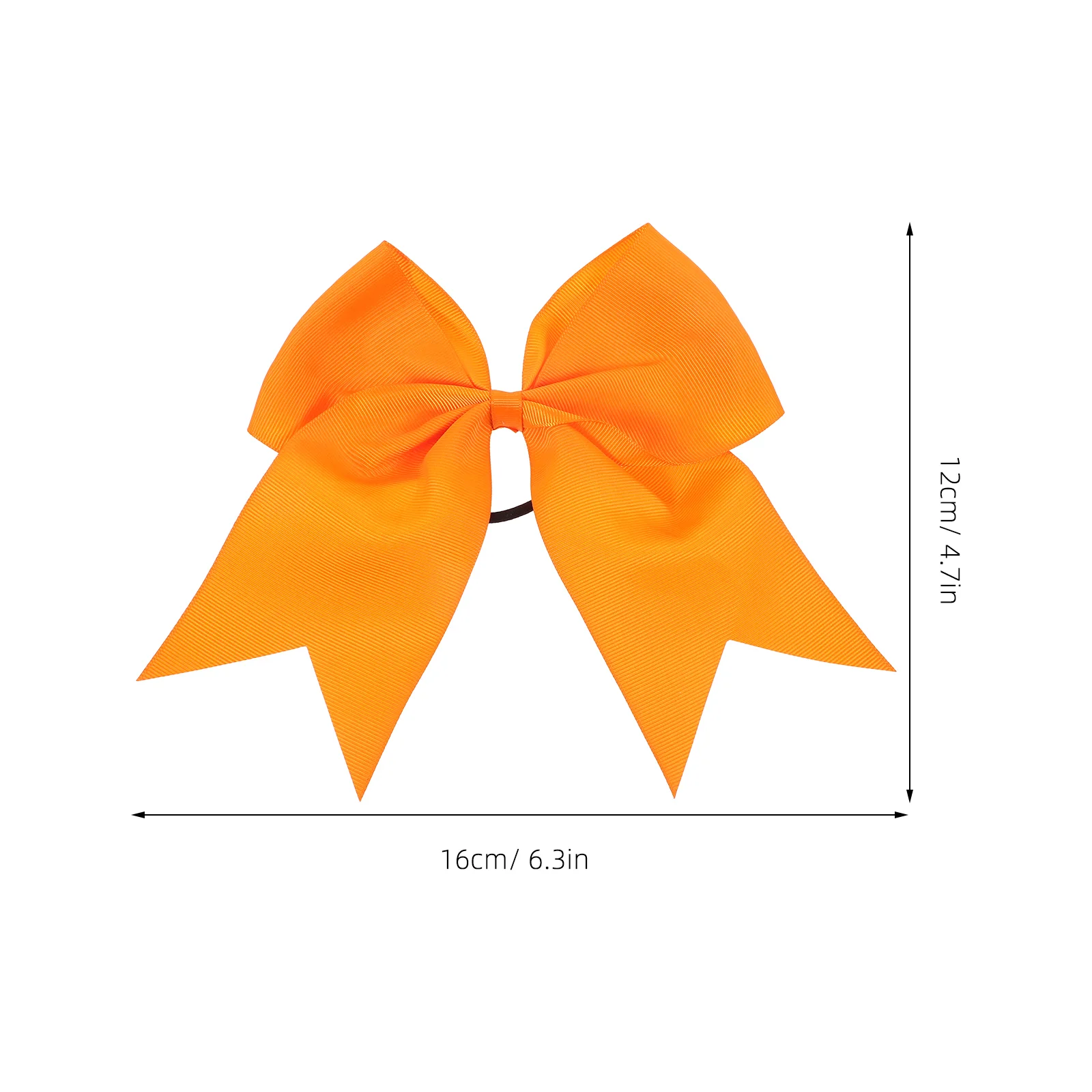 Orange Cheer Bow Headdress Cheerleader Bows for Girls Headband Hair Ribbons Bowknot