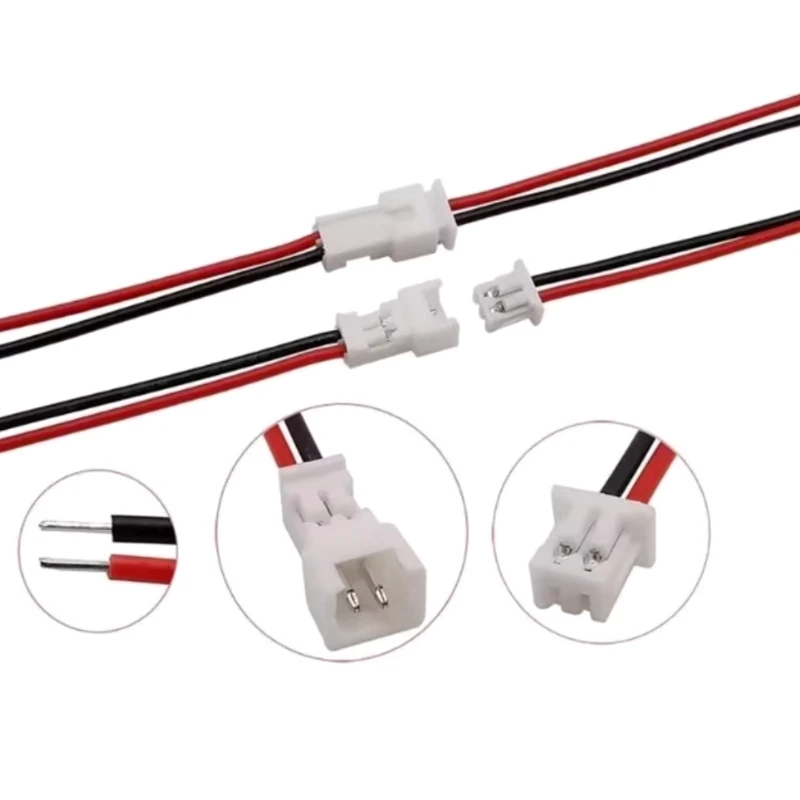 10Pairs JST 1.25 Male Female Wire Connector Pitch 1.25mm 2P 3P 4P 5P 6P JST Plug Jack Terminal Cable Connector Length 10/15CM