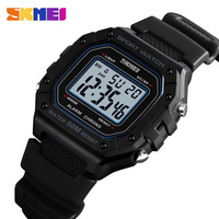 SKMEI 1496  montre homme Outdoor Sport Watch Men Digital Watches 5Bar Waterproof Alarm Clock Fashion Military Men Digital Watch