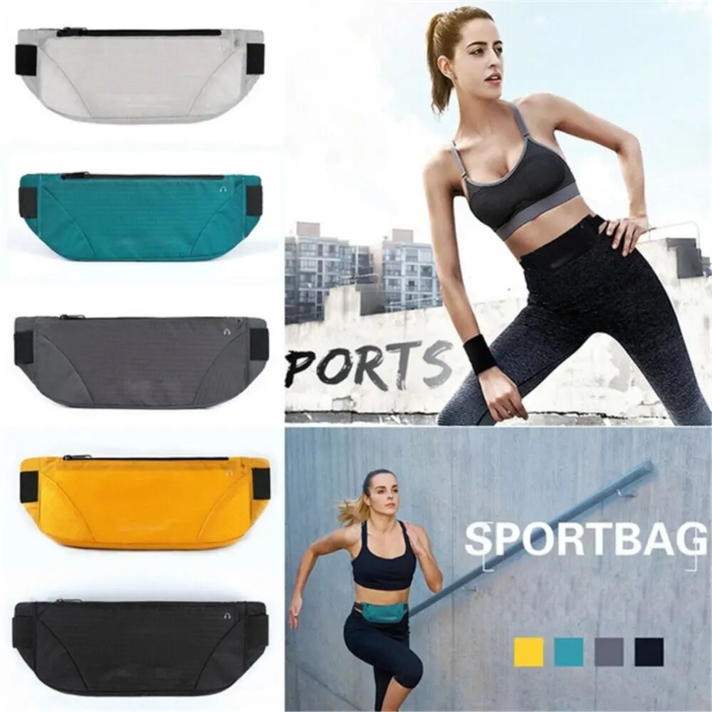 

Three-section Running Waist Bags Breathable Waterproof Marathon Running Bag Belt Bag Lightweight Sports Phone Bag Rinning