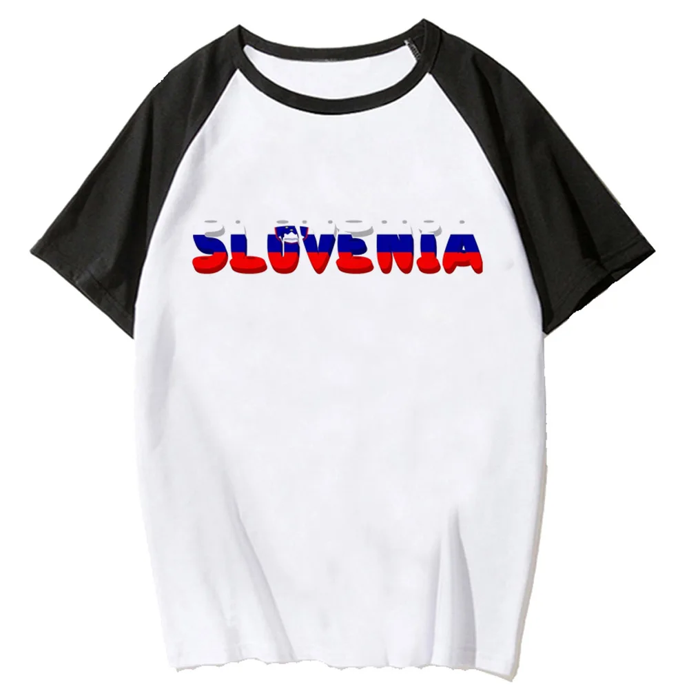 Slovenia t-shirts women anime designer streetwear t-shirts girl anime y2k 2000s clothes