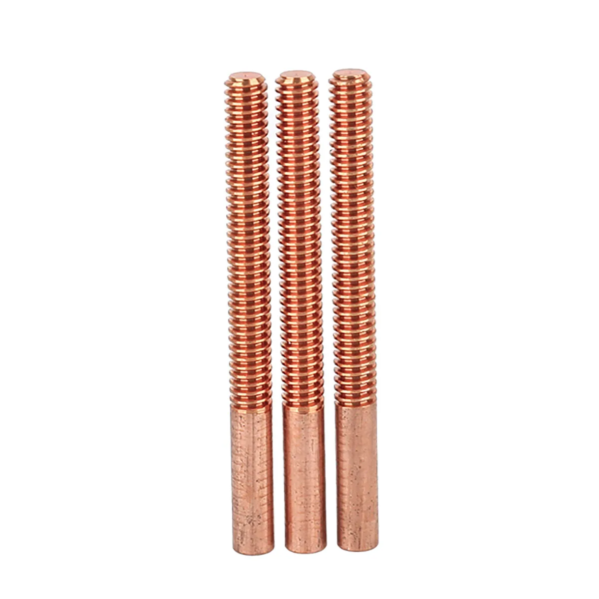 1Pc Metric M1-M36 Pure Copper Tapping Electrodes for Spark EDM Thread Electrode Discharge Red Copper Screw Tooth Length 20-120mm