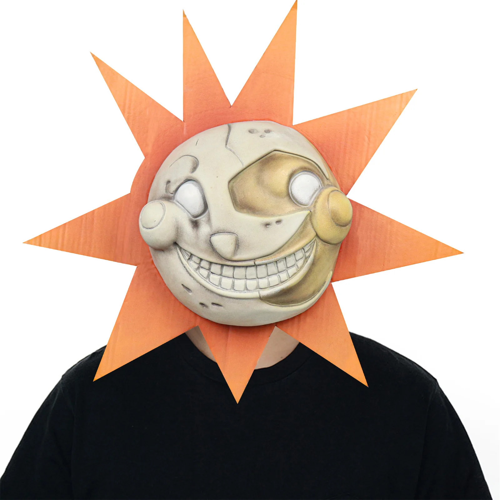 Gioco FNAF Sundrop Moondrop Mask Costume Cosplay maschere in lattice casco puntelli per feste di Halloween Cosplay Anime Halloween Mask puntelli