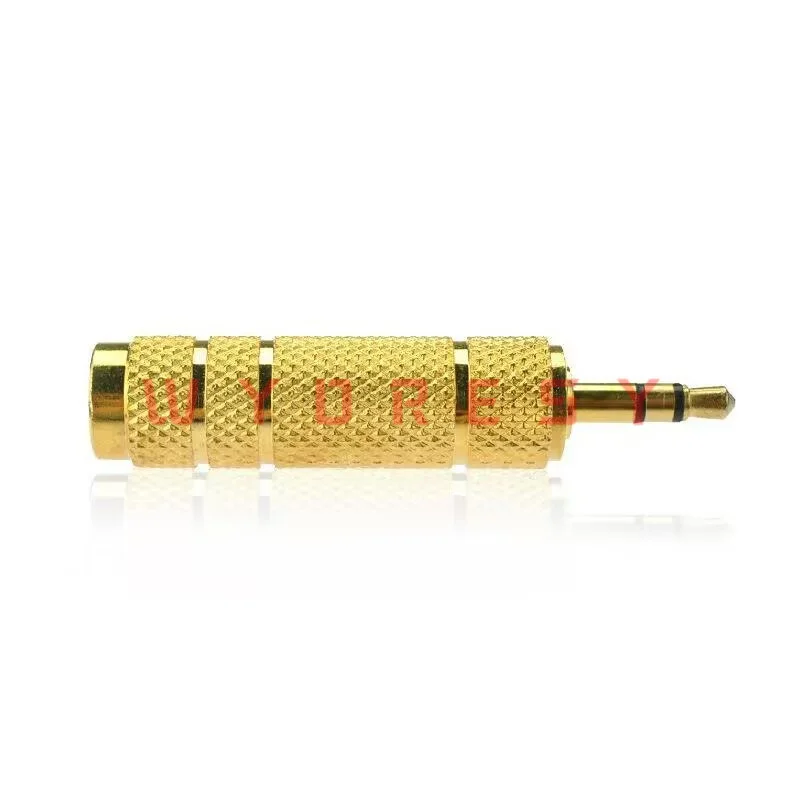 WYORESY Audio Adapter for 3.5mm Male to 6.5mm Female Convert audio port for phone computer microphone speaker amp deliver stable