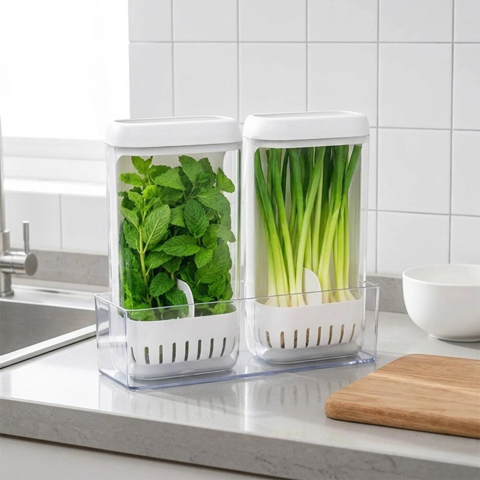 Hydroponic Herb Keeper Fresh H - Herb Keeper Container recension och pris