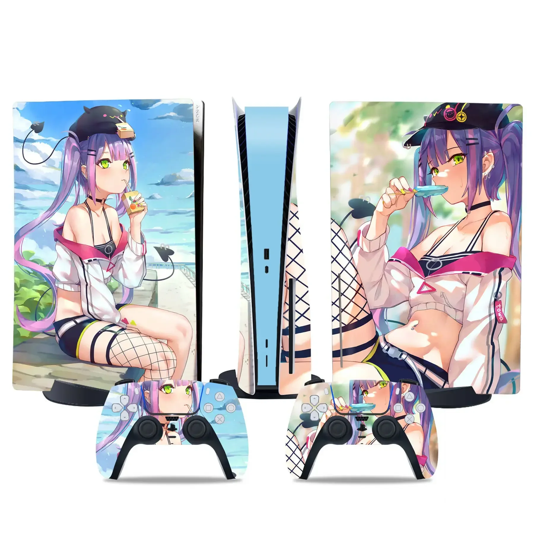 Para acessórios PS5 – Skins de beleza elegantes que brilham