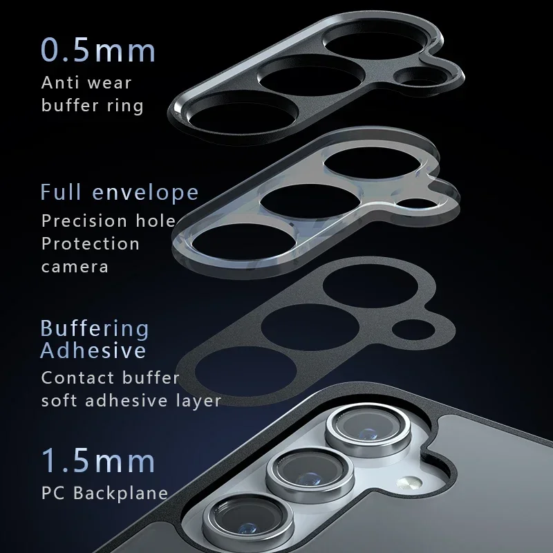 Case For Samsung Galaxy A14 A24 A34 A54 A15 A25 A35 A55 A16 A26 A36 A56 M15 M35 M55 5G Skin Feel Matte TPU Plastic Back Cover