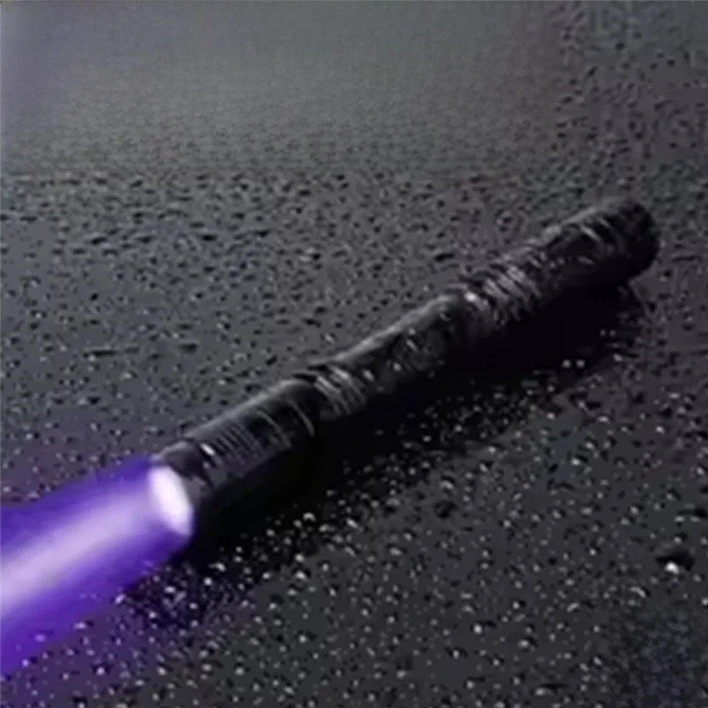 

AEE4-фиолетовый светильник, мини-фонарик, портативный сильный свет, сухая батарея, ручка с зажимом, подарочный светильник, фонарик из алюминиевого сплава