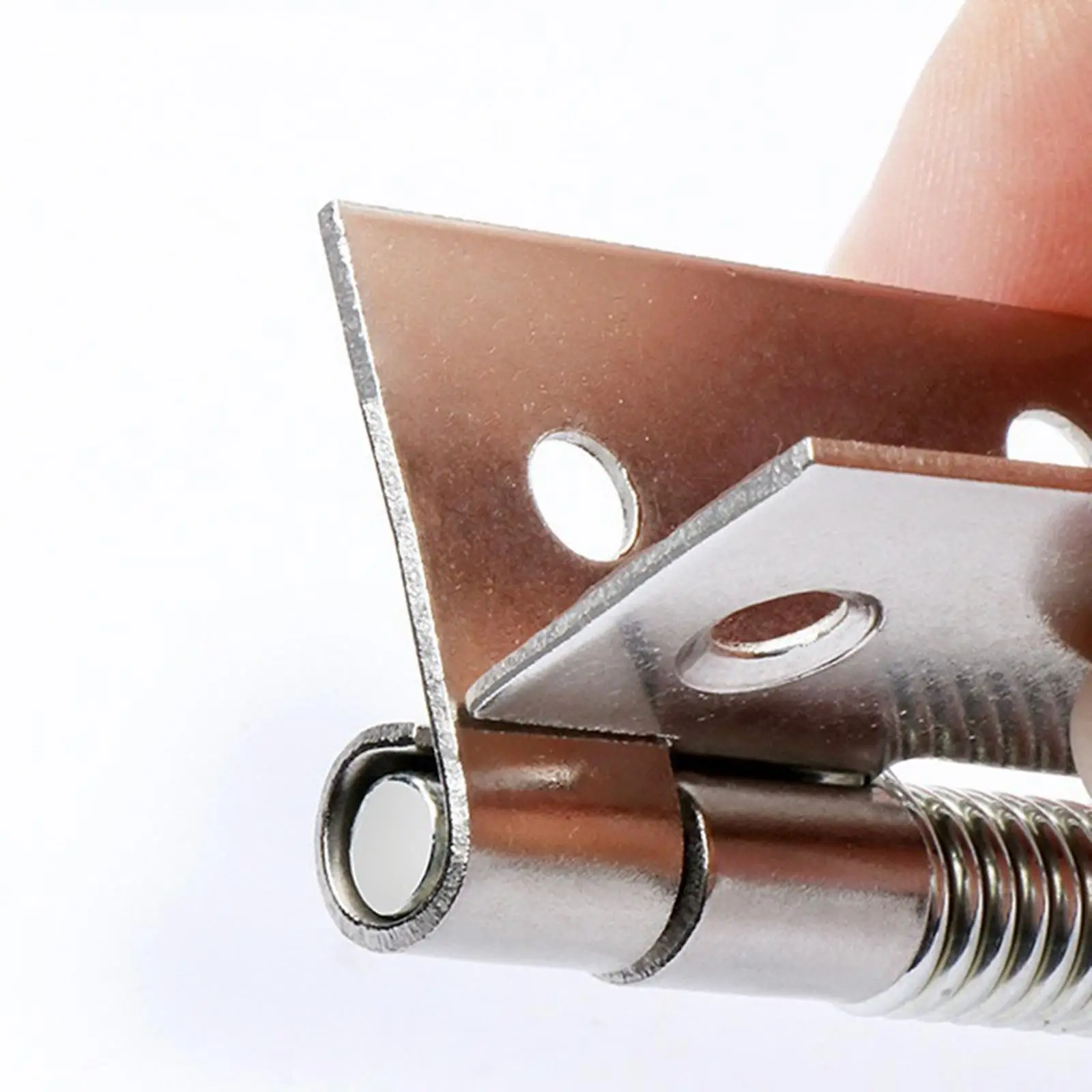 6x Door Hinge Door Hardware Silver for Back Door Replacement Stainless Steel Versatile Furniture Hardware Accessory