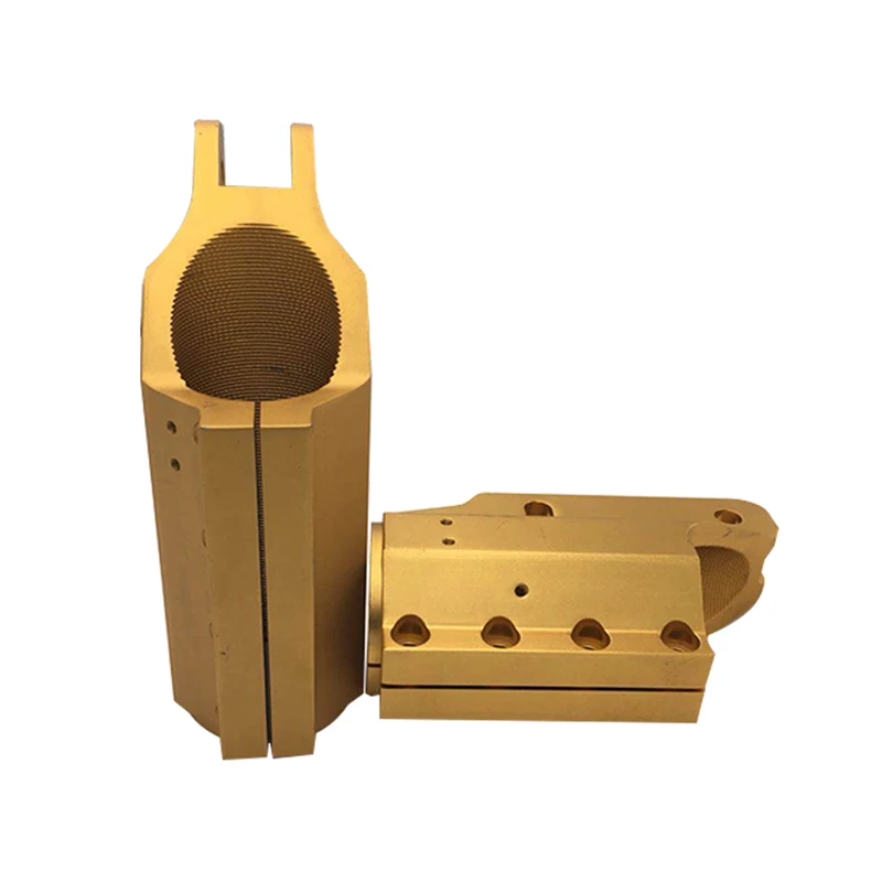 Peças de fixação médica não padrão de alumínio com usinagem CNC personalizada com impressão a laser