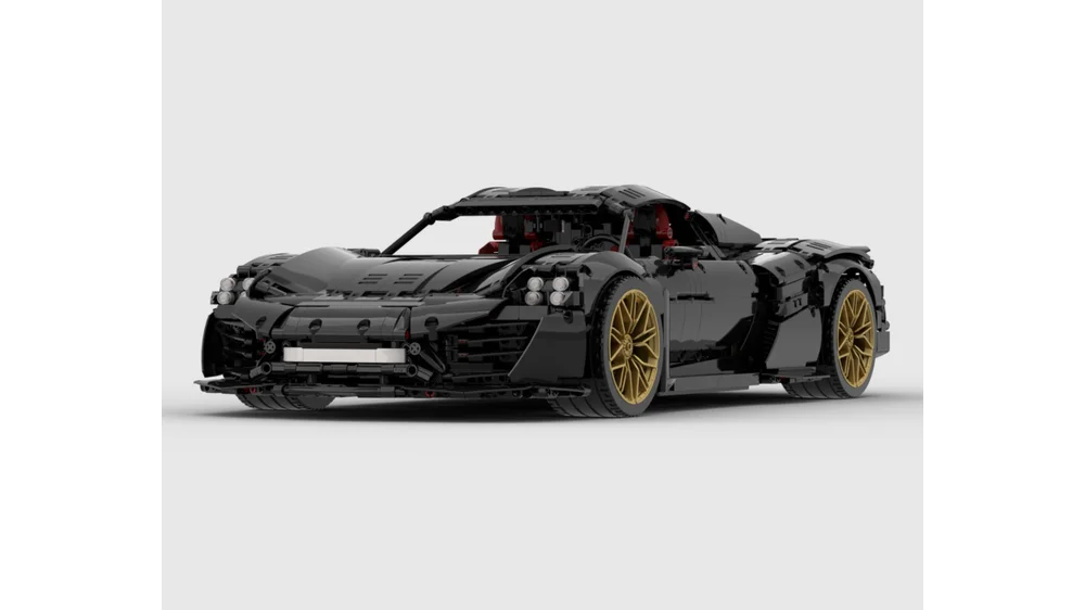 Supercar MOC-172169 • 3981 peças modelo de bloco de construção presente de brinquedo de aniversário