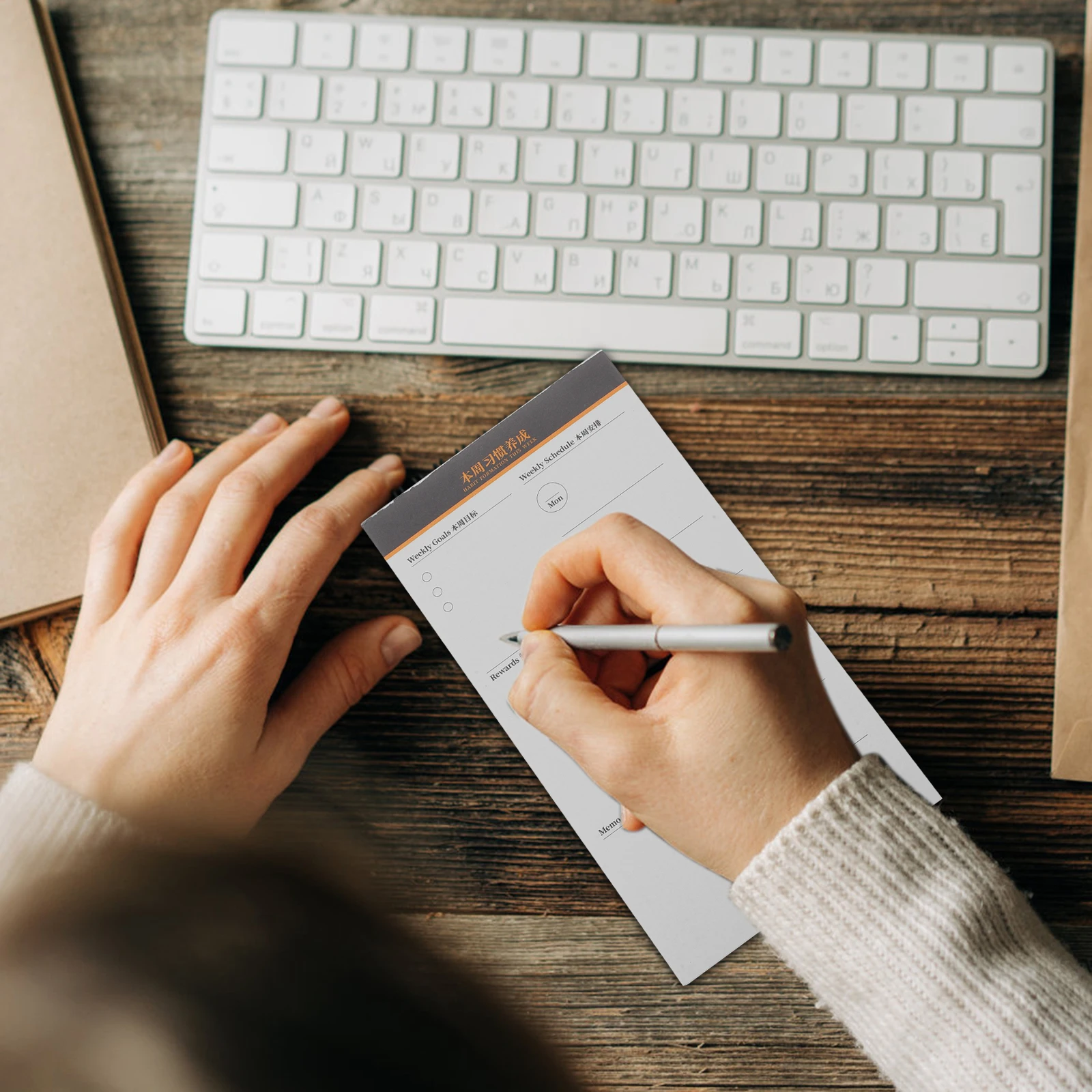 

Weekly Planner Notepad Tearable Schedule Notebook Small Memo Pad Daily to Do List Organizer Time Management Planner