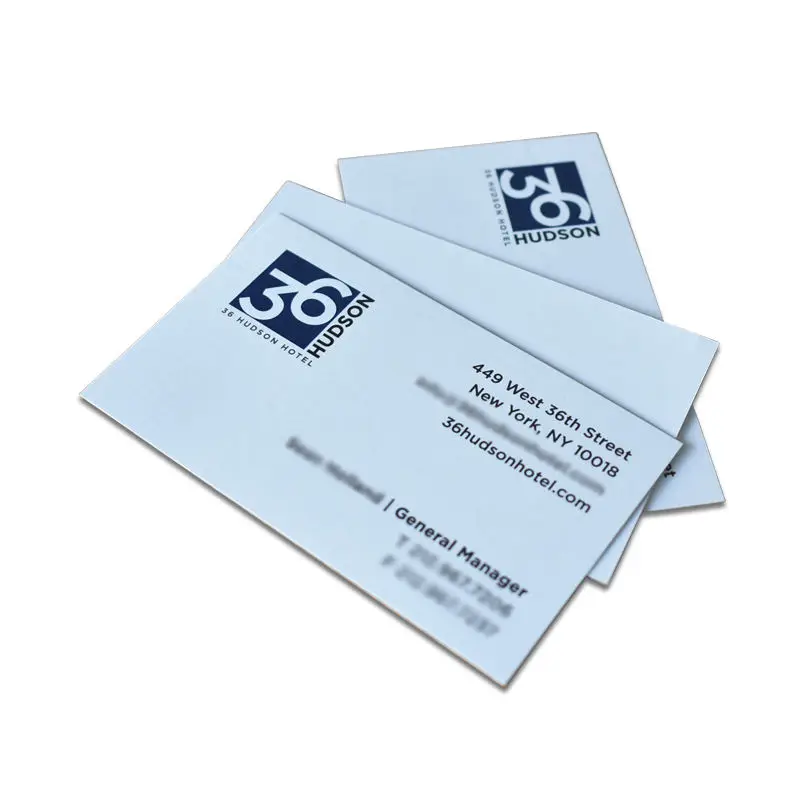 Short lead time custom design 300gsm paper card name business card printing