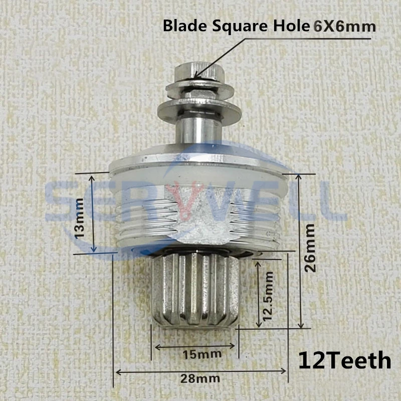 ユニバーサル高速ブレンダー交換ナイフ、国産牛乳、砂、氷機用商用ブレンダー、8ブレード、12歯、2l