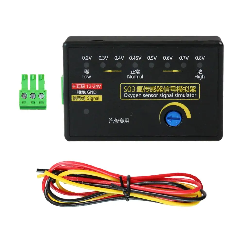 S03 Oxygen Sensor Signal Simulator Simulates Four Wire Oxygen Sensor Signal Adjustable Voltage Automotive