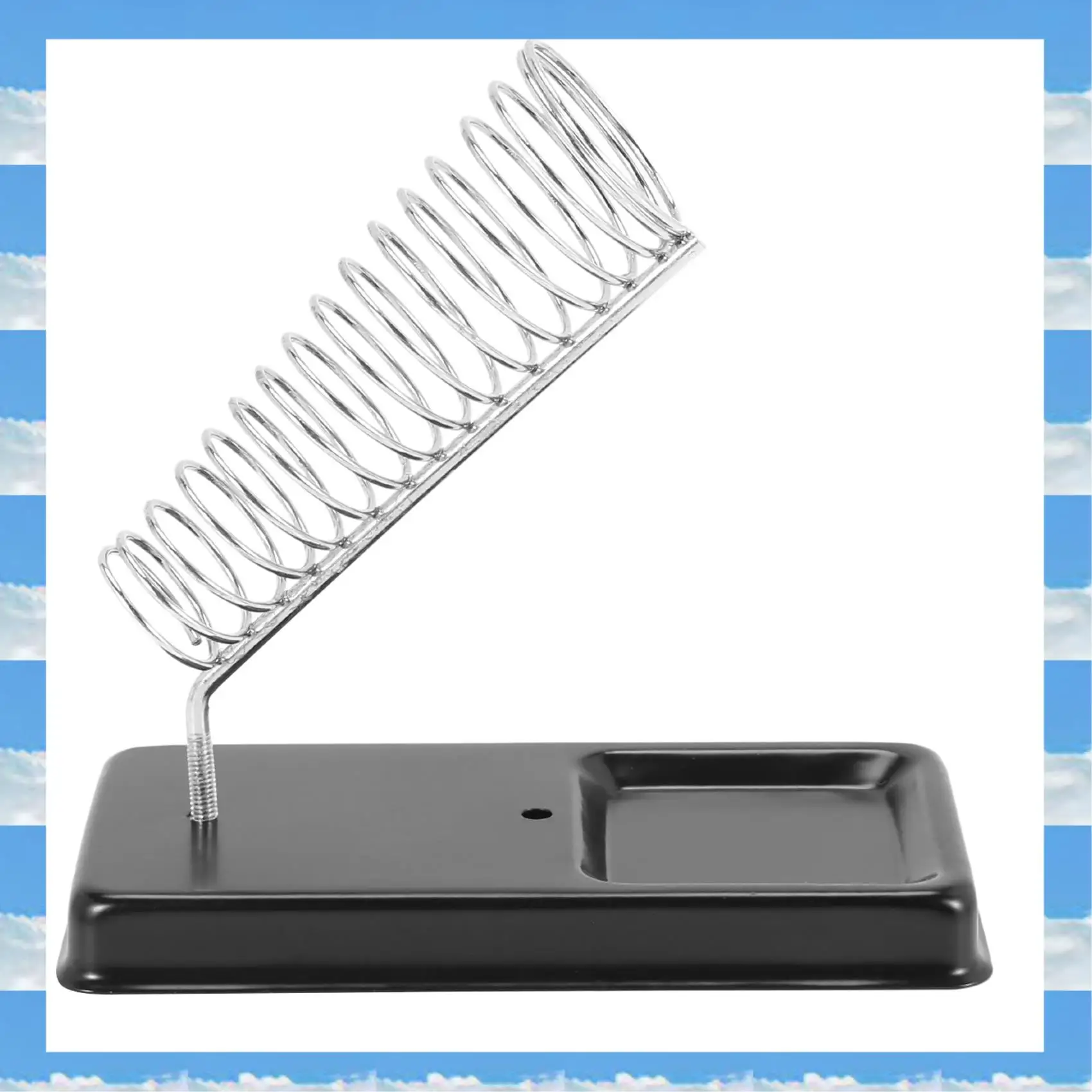 

A11I Soldering Iron Metal Stand Holder S Afety Protect Base Support Station