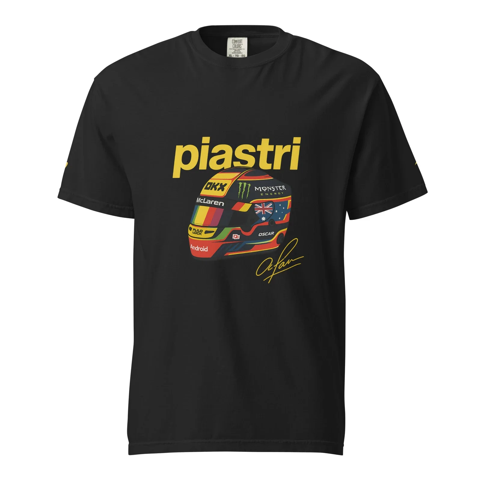 

Oscar Piastri #81 McLarens F1 2025 Unisex Heavyweight T-Shirt Formula 1 Merch -