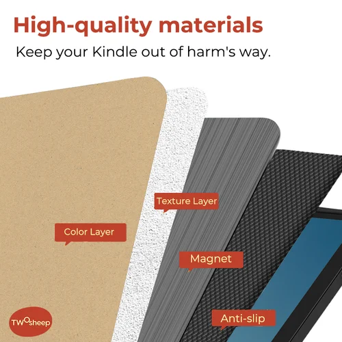 Imagen 2 del producto Funda Twosheep para Kindle Paperwhite 12th & 6/7/10/11th y para 2024 Nuevo Kindle 11th con funda protectora Auto-wake