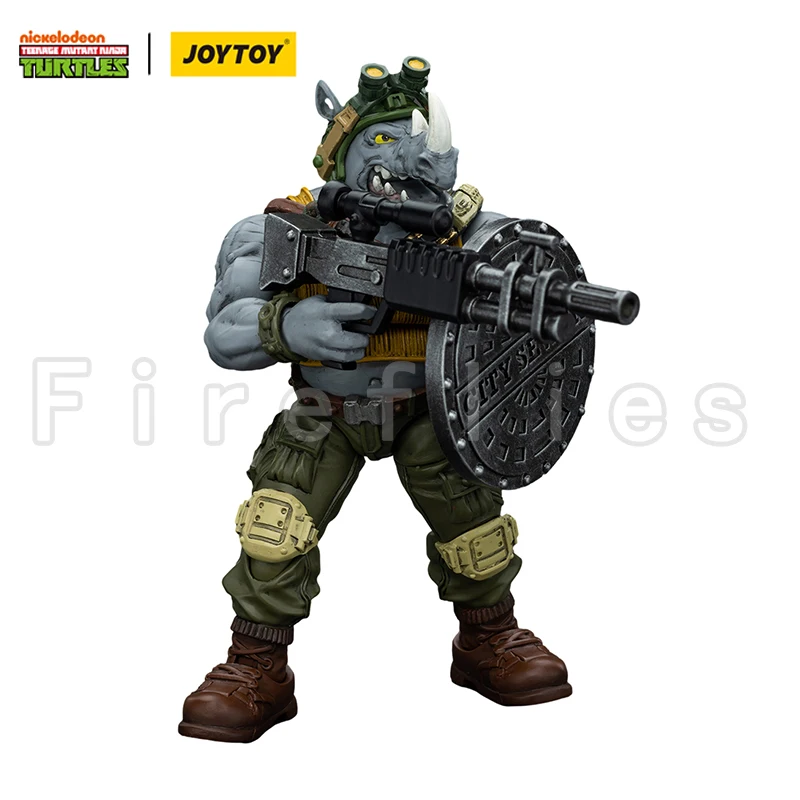 1/18 JOYTOY Action Figure Turtles Beebop Rocksteady Anime Model Speelgoed