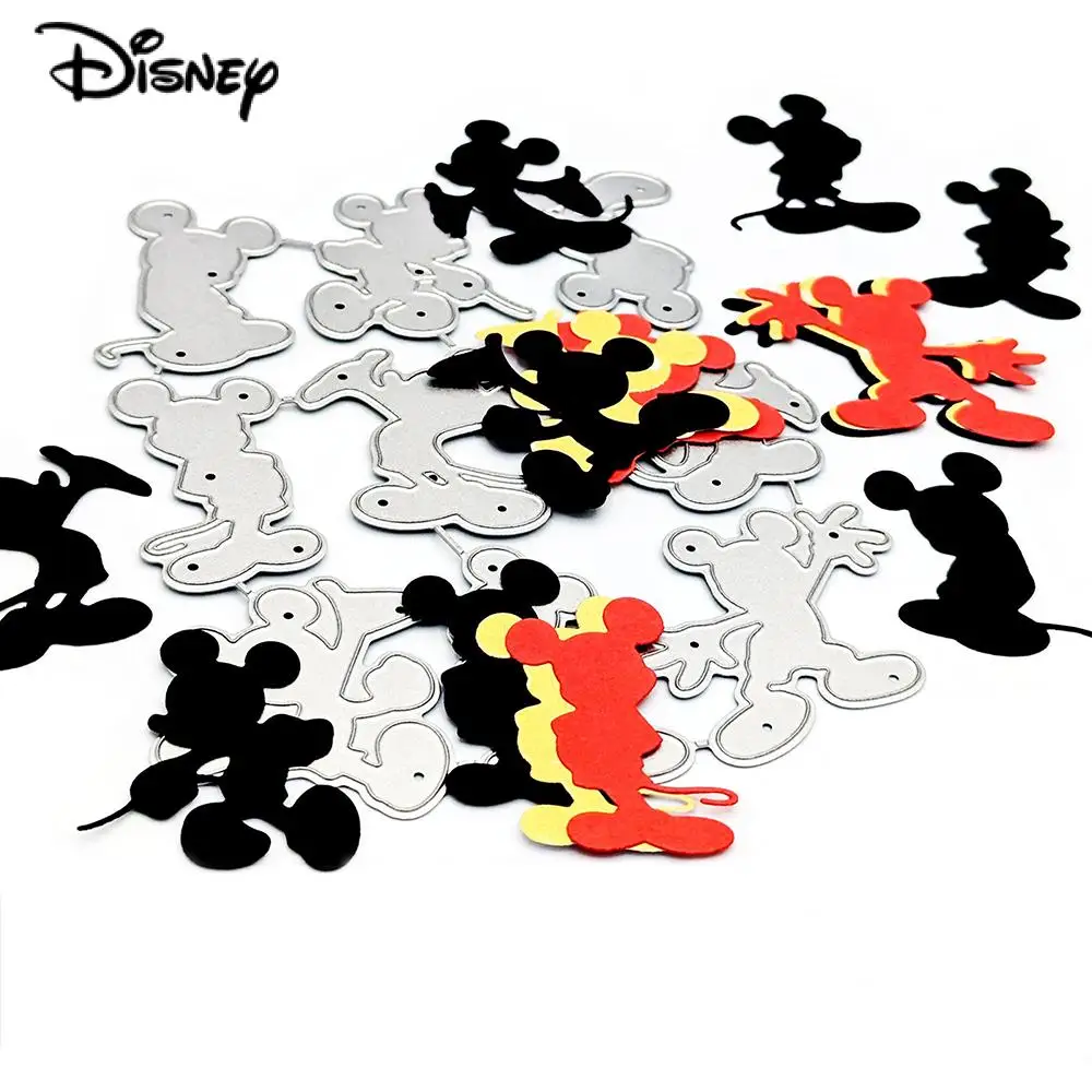 2023 New Disney Mickey Mouse Naughty Metal Cutting Die Stencils for DIY Scrapbooking Paper Album Decoration Embossing Paper Card