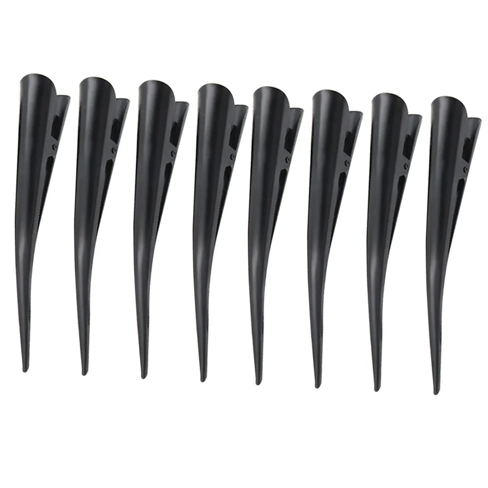 8Pcs Professional Metal Hair Clips Alligator Clip Strong Hold Styling Salon Use No Damage Metal Hair Clips