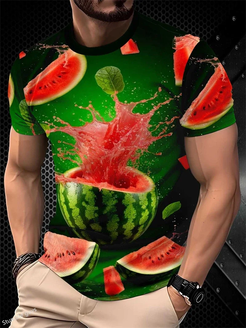Herren Übergrößen Anime T-Shirt Sommer Lässiges Lockeres Kurzarm-Shirt Weich Bequem Modisches Sport-Trikot Streetwear Oberteil