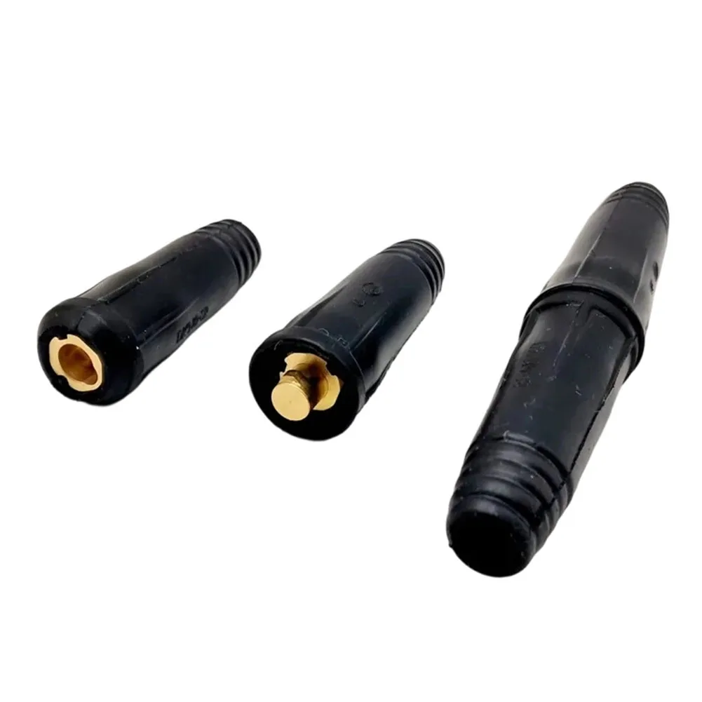 2 Pieces TIG Welding Cable Panel Connectors DKJ35-50 315A Quick Fitting Male Female for Secure and Stable Welding Operations