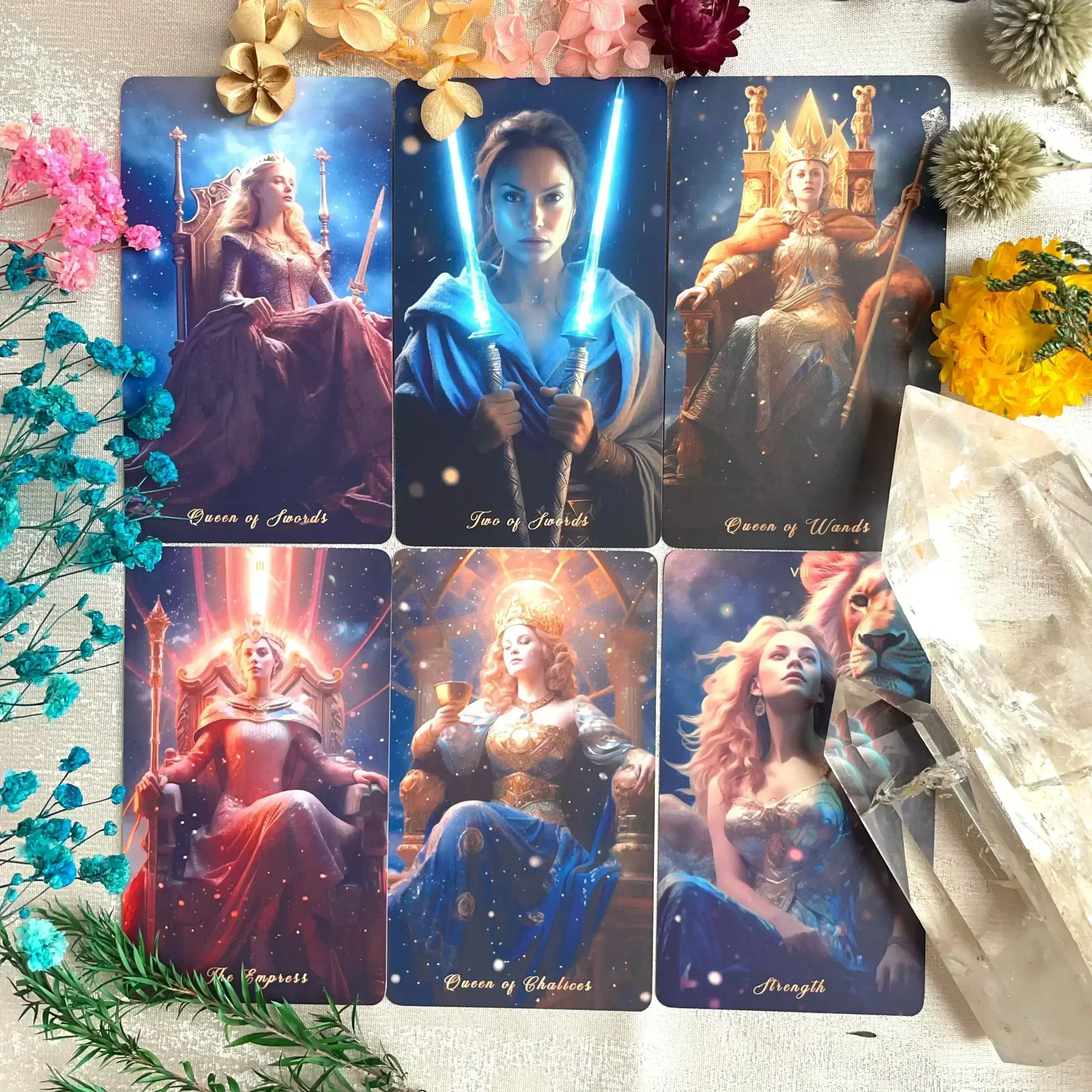 New 2024 Divination Deck Star Realm Tarot Cards 12x7 Oracle Card Decks Beginners High Quality Matte