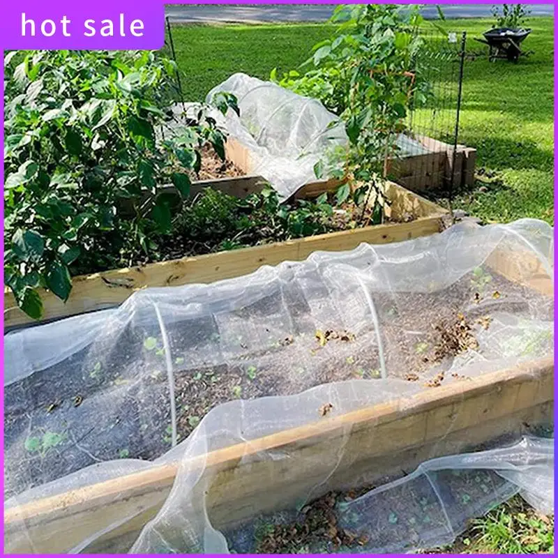 Garden Hoops For Netting Green Garden Crop Protection Hoops Cloches For Growing Vegetables Rust-Free Grow Tunnel