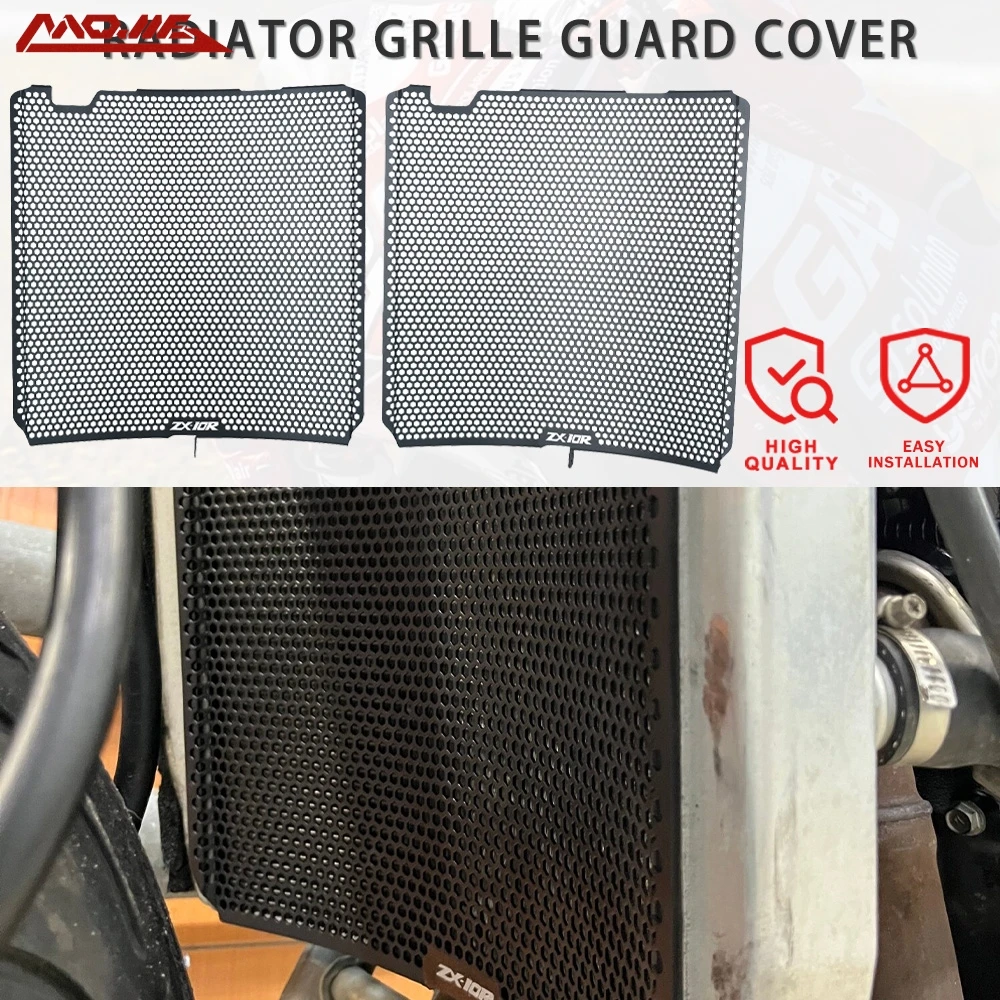 

ZX10R Защитная крышка решетки радиатора для Kawasaki NINJA ZX-10R 2008 2009 2010 2011 2012 2013 2014 2015 2016 2017 2018 2019 2020