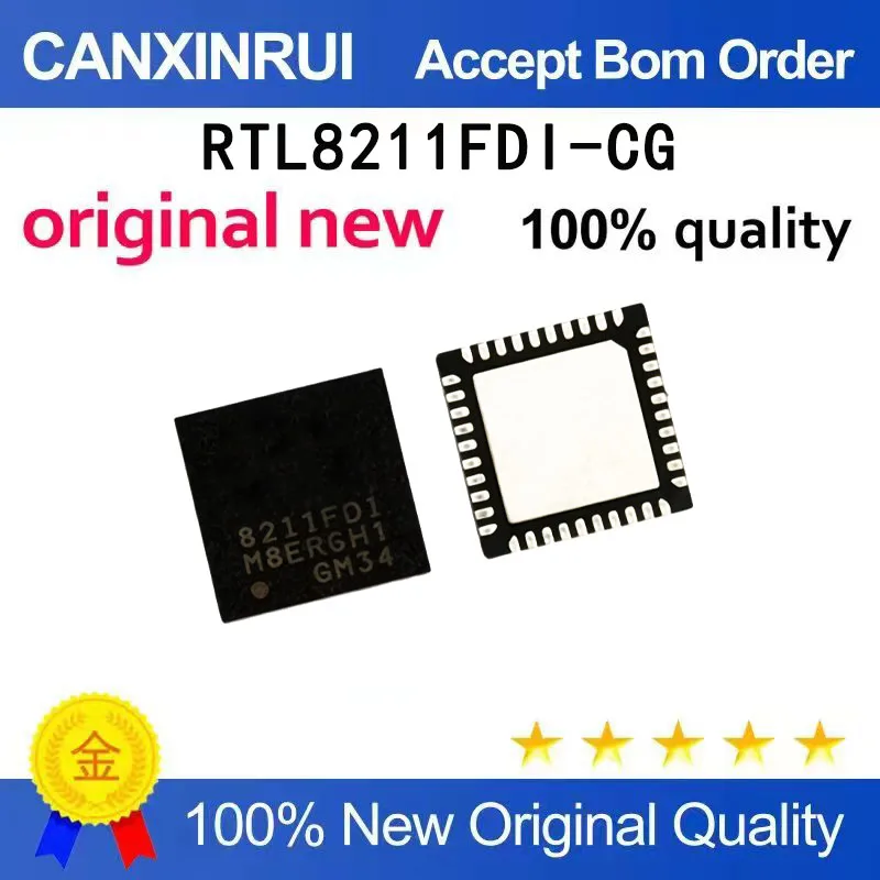 （5-100 pieces）New original RTL8211FDI-CG 8211FDI QFN40 spot chip IC